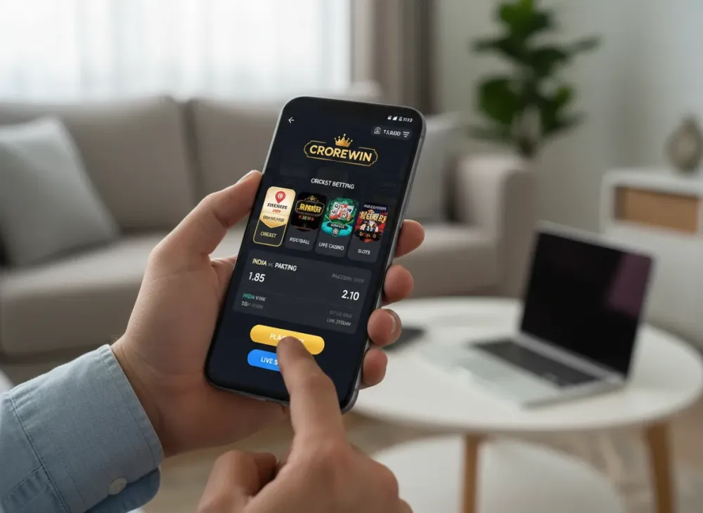 Crorewin app review and how to use betting features