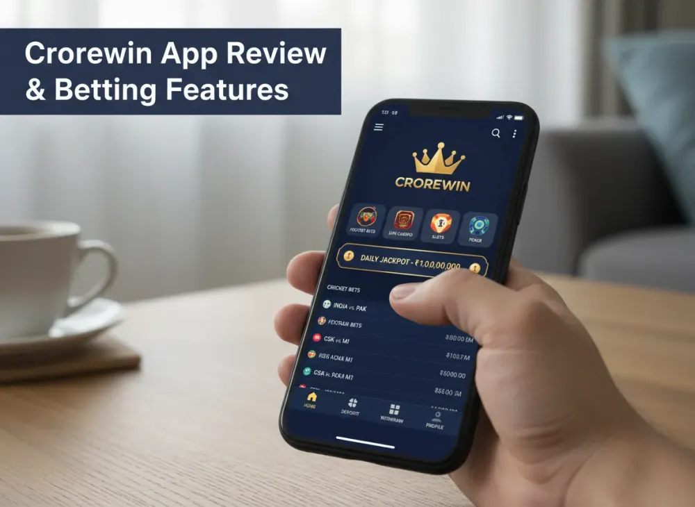 Crorewin app review and how to use betting features
