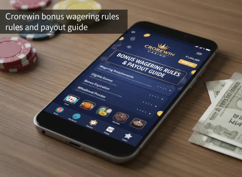 Crorewin bonus wagering rules and payout guide